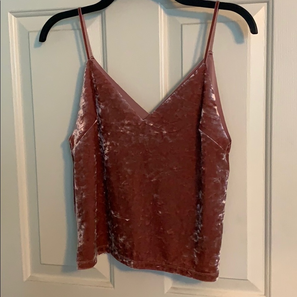 F21 Velvet Cami Top